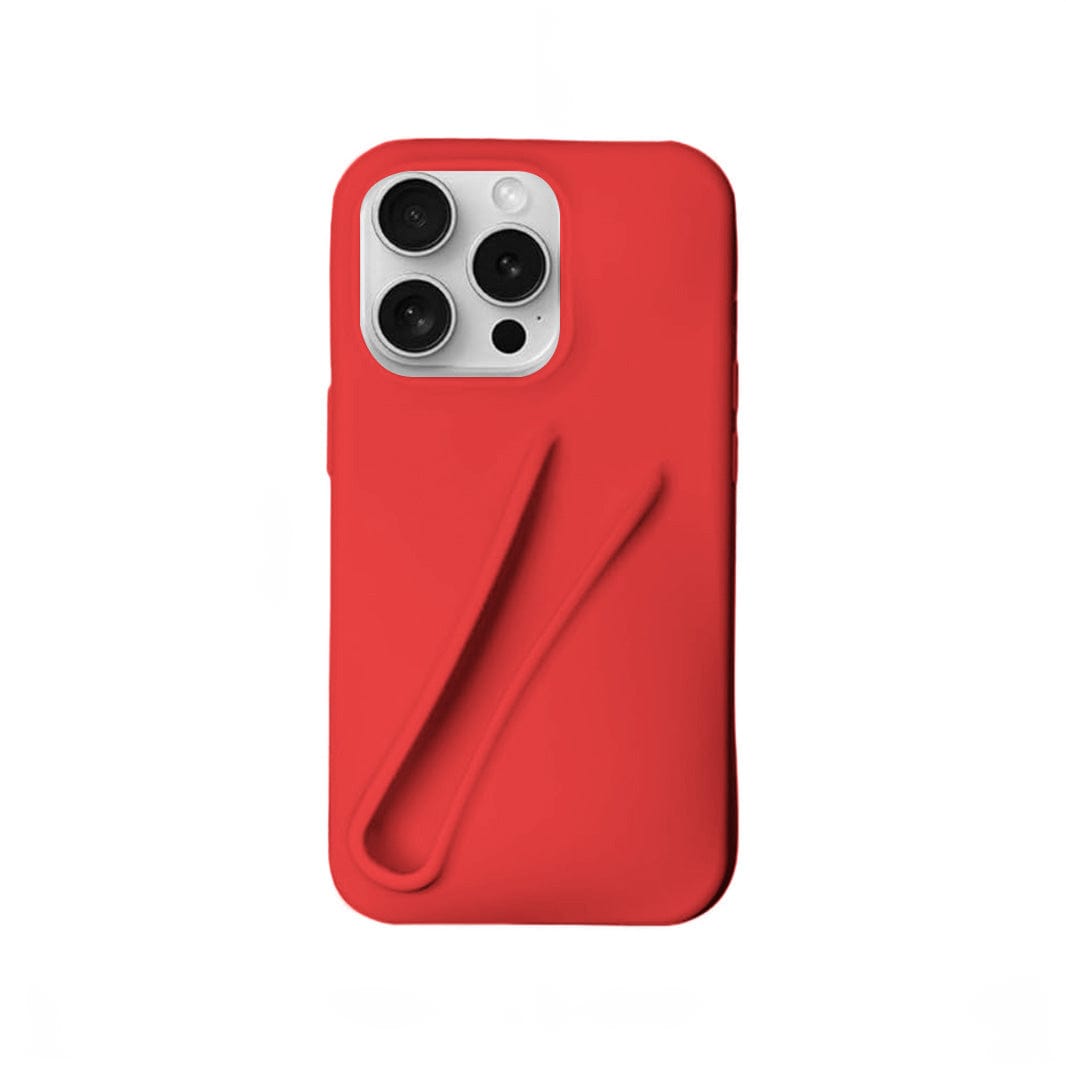 Lip Gloss Soft Silicone Shockproof Case for iPhone 12 | 12 Pro iPhone 12 | 12 Pro red Cases & Covers