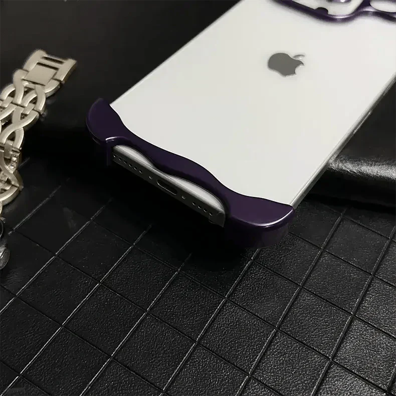 Minimalist Frame Camera Lens Protector Case for iPhone 15 Pro Cases & Covers
