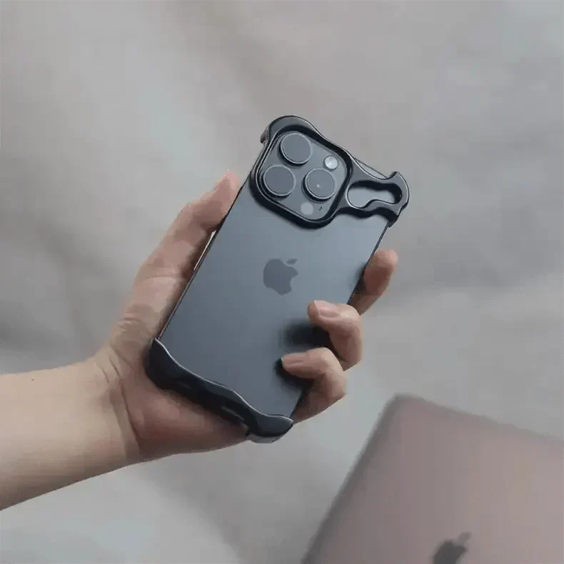 Minimalist Frame Camera Lens Protector Case for iPhone 15 Pro Cases & Covers
