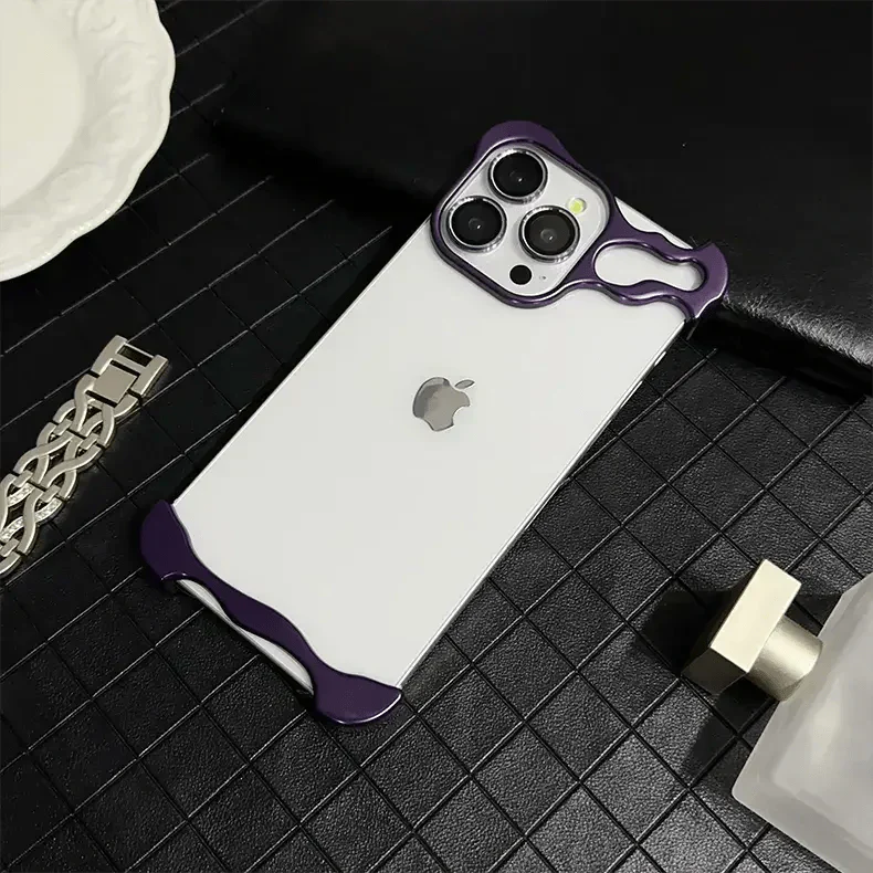 Minimalist Frame Camera Lens Protector Case for iPhone 15 Pro Cases & Covers