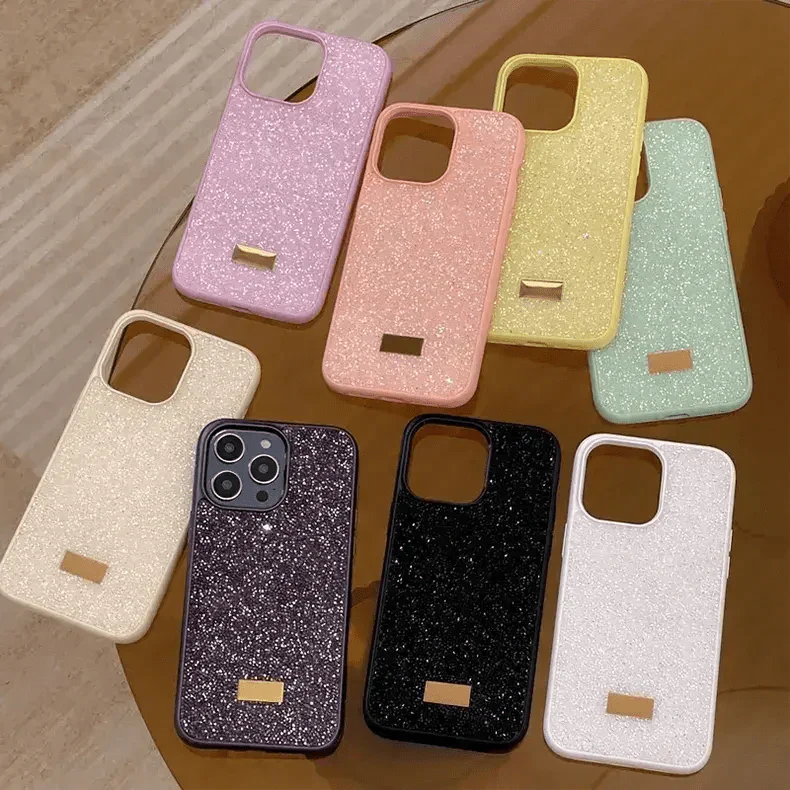 Luxury Glitter Diamond Bling Shockproof Hard Case for iPhone 15 Pro Cases & Covers