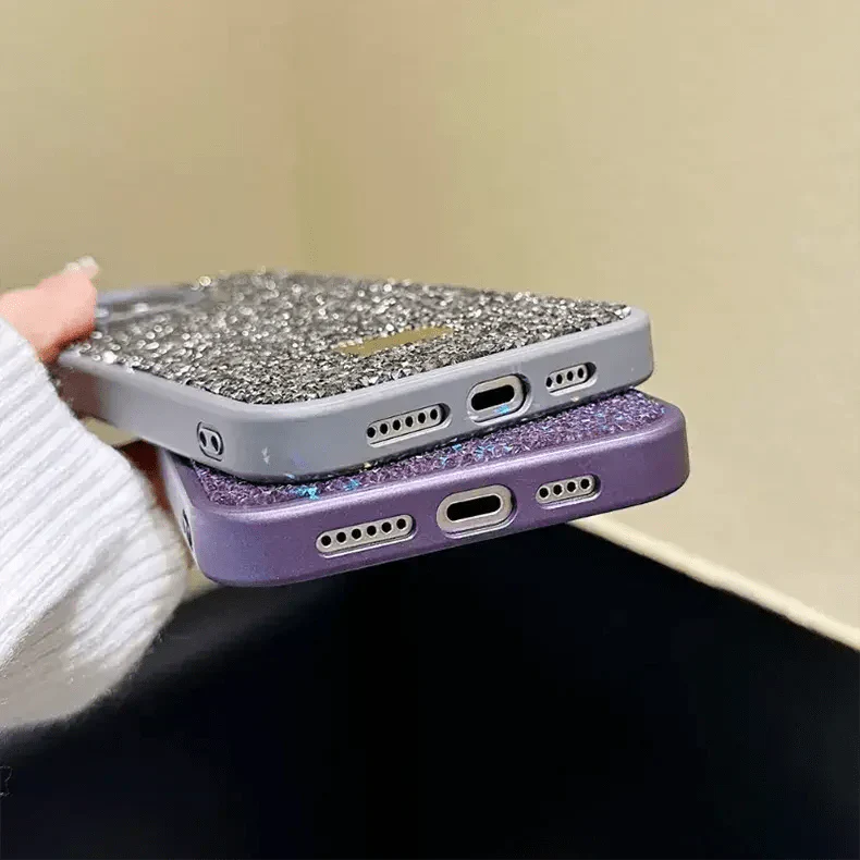 Luxury Glitter Diamond Bling Shockproof Hard Case for iPhone 15 Pro Cases & Covers