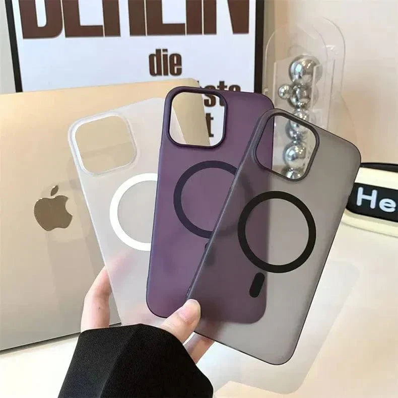 Frosted Ultra-Thin Slim Matte Magsafe Hard Case for iPhone 15 Pro Max Cases & Covers