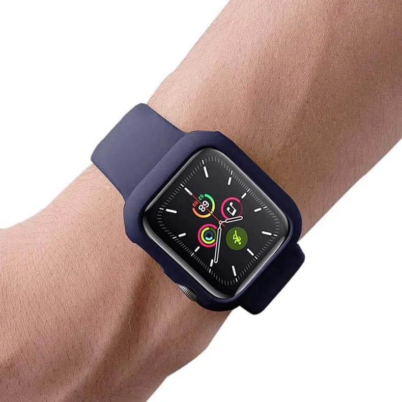 Matte Hard 360 Degree Body Bumper for Apple Watch 41mm Cases & Covers