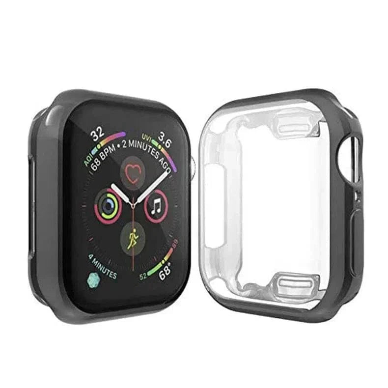 Soft Slim Shiny Full Body Screen Protector Cover for Apple Watch 44mm Cases & Covers