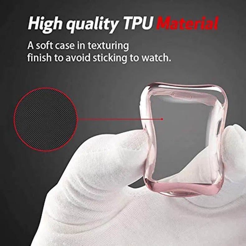 Soft Slim Shiny Full Body Screen Protector Cover for Apple Watch 44mm Cases & Covers