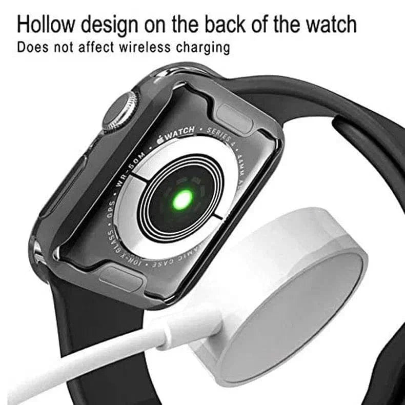 Soft Slim Shiny Full Body Screen Protector Cover for Apple Watch 44mm Cases & Covers