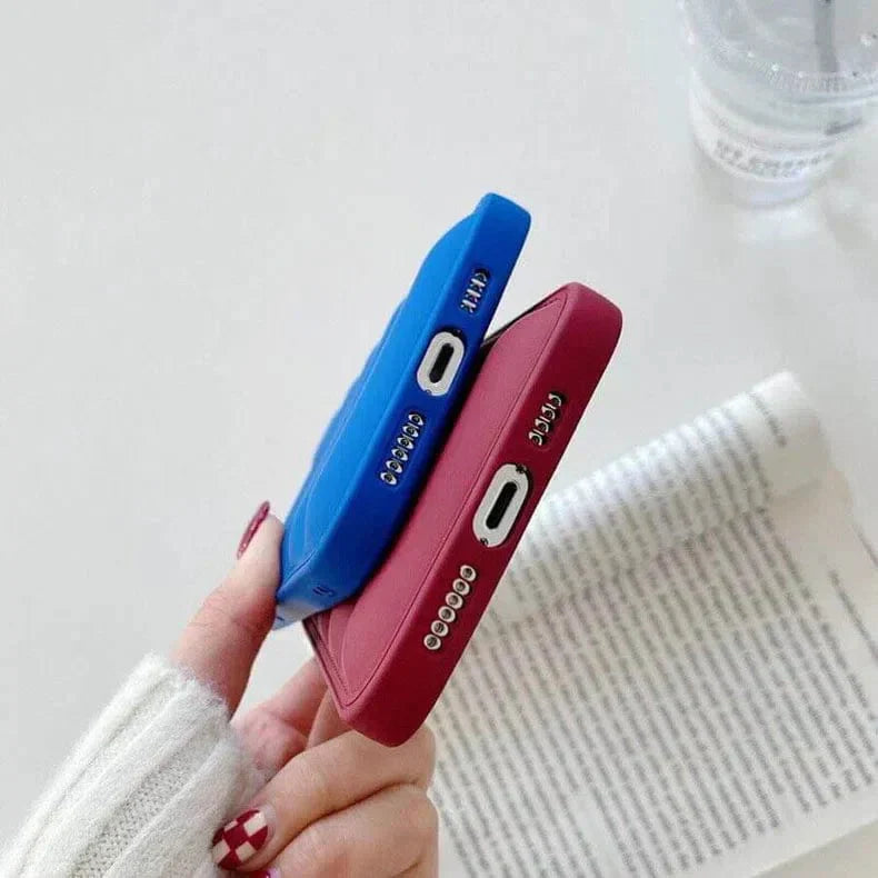 Puffer Pattern Soft TPU Case for iPhone 12 Cases & Covers