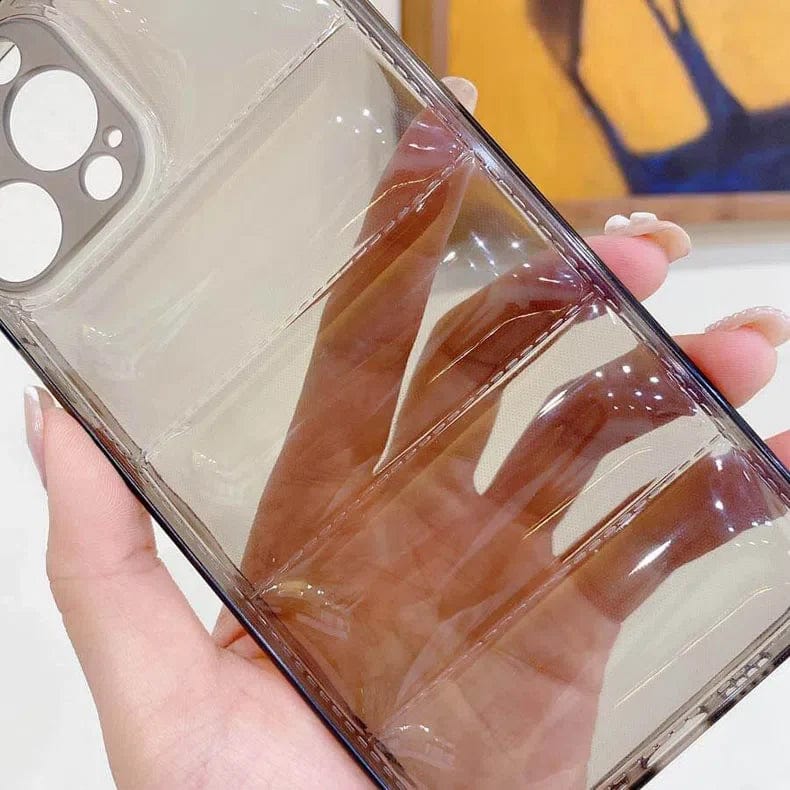 Puffer Pattern Soft TPU Case for iPhone 12 Cases & Covers