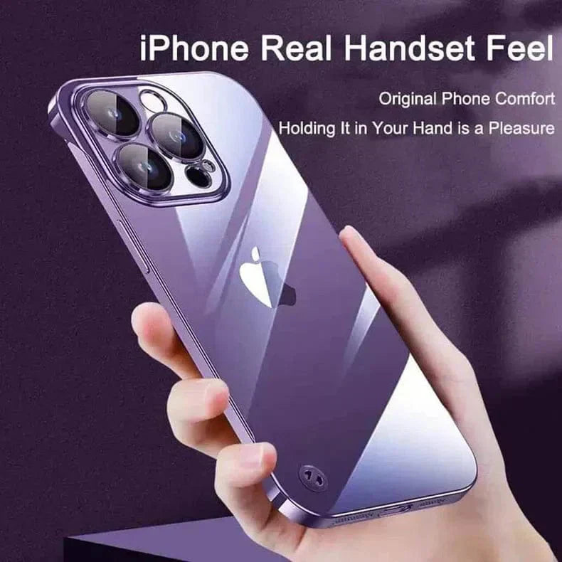 Rimless Slim Frameless Clear Hard Case for iPhone 13 Cases & Covers