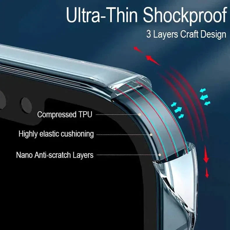 Rimless Slim Frameless Clear Hard Case for iPhone 13 Cases & Covers