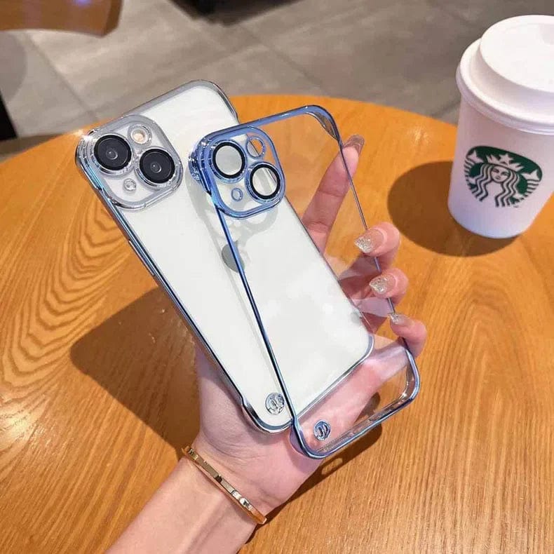 Rimless Slim Frameless Clear Hard Case for iPhone 13 Cases & Covers