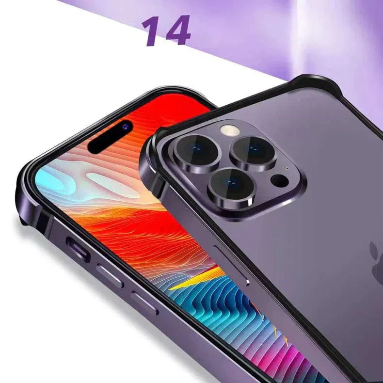 Metal Reinforced Aluminum Frame Case for iPhone 16 Plus Cases & Covers