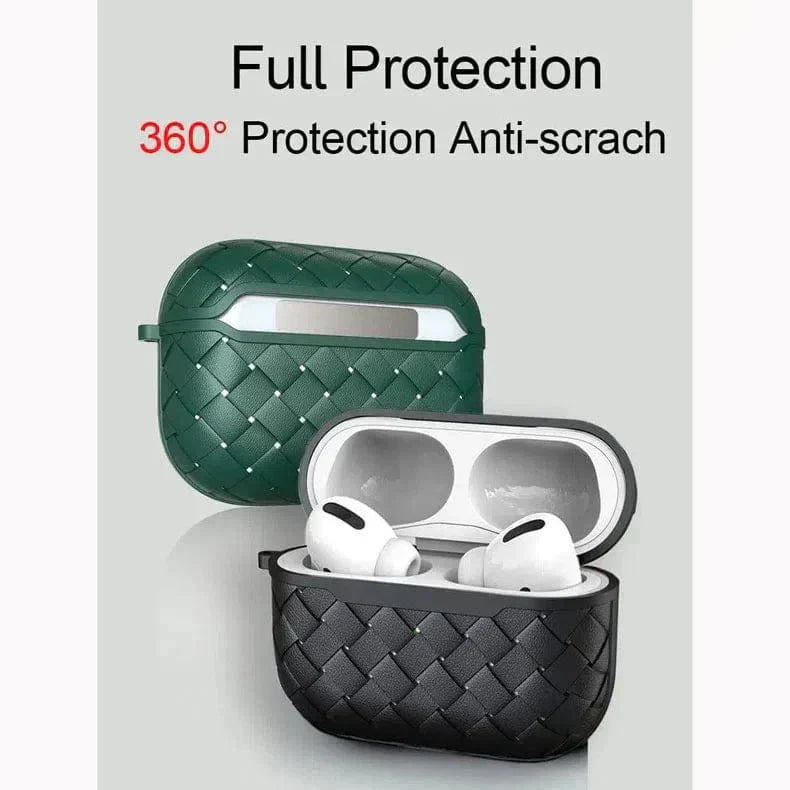 Weave Breathable Matte Soft Grid Cover for Airpods 1 | 2 Cases & Covers