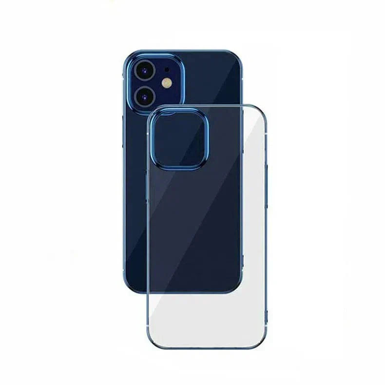 Ishock Ultra Thin Clear Shiny Frame Case for iPhone 12 | 12 Pro Cases & Covers