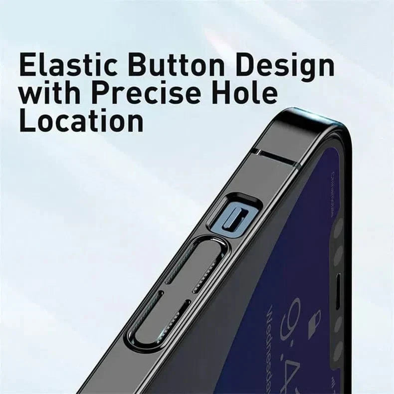 Ishock Ultra Thin Clear Shiny Frame Case for iPhone 12 | 12 Pro Cases & Covers