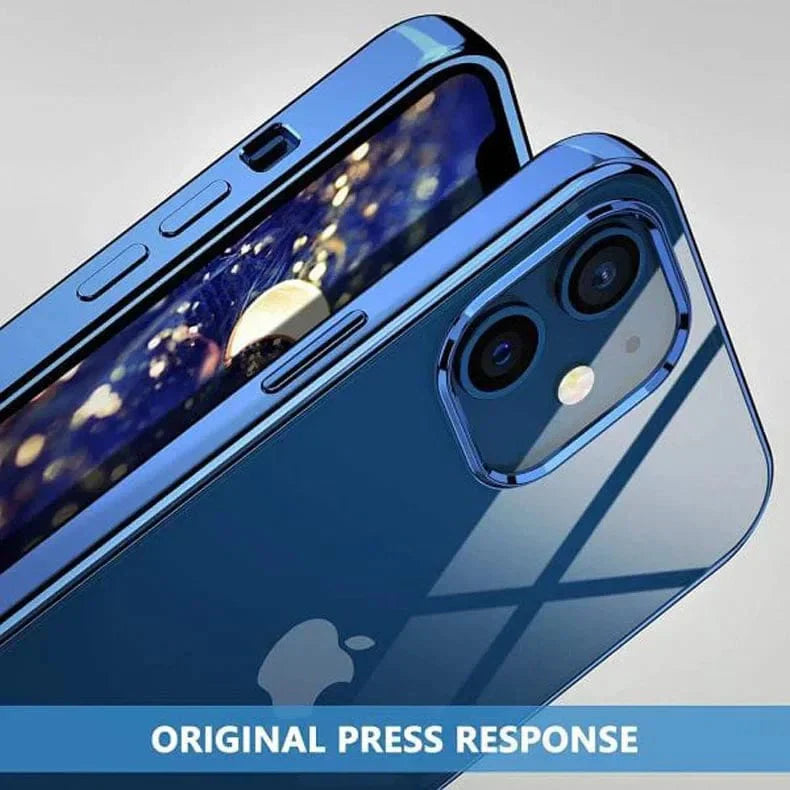 Ishock Ultra Thin Clear Shiny Frame Case for iPhone 12 | 12 Pro Cases & Covers