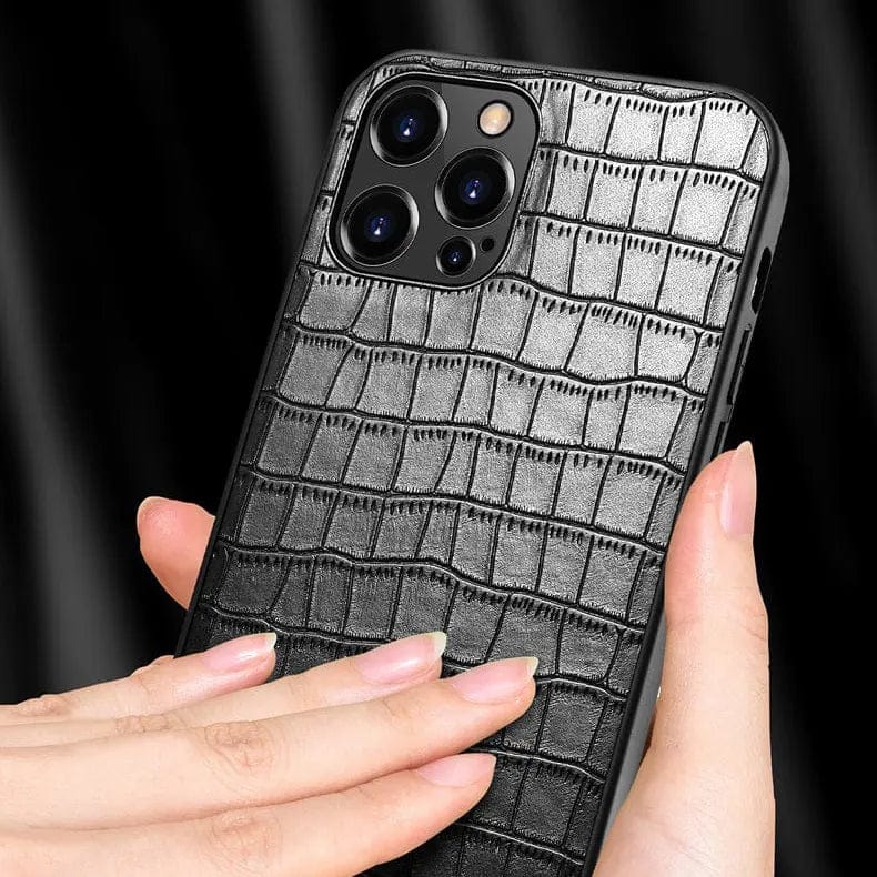 Crocodile TPU Leather Texture Hard Case for iPhone 13 Pro Max Cases & Covers
