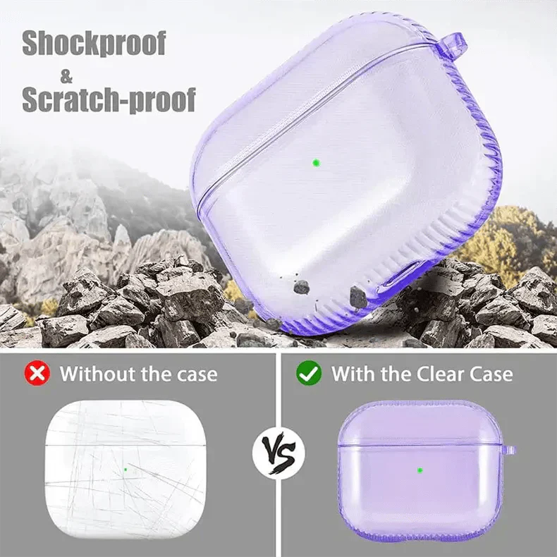 Translucent Colored Soft TPU Cover for Airpods Pro 2 Cases & Covers