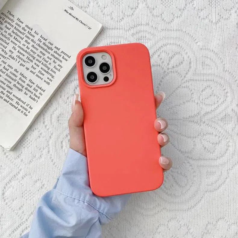 Liquid Silicone inner microfiber Case for iPhone 13 Pro Max Cases & Covers