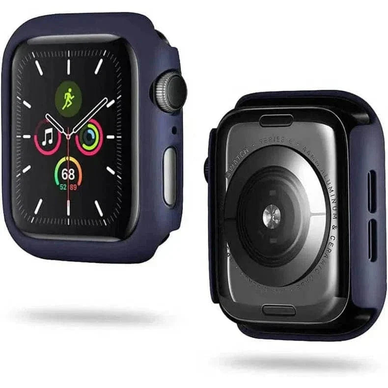 Matte Hard 360 Degree Body Bumper for Apple Watch 45mm Cases & Covers