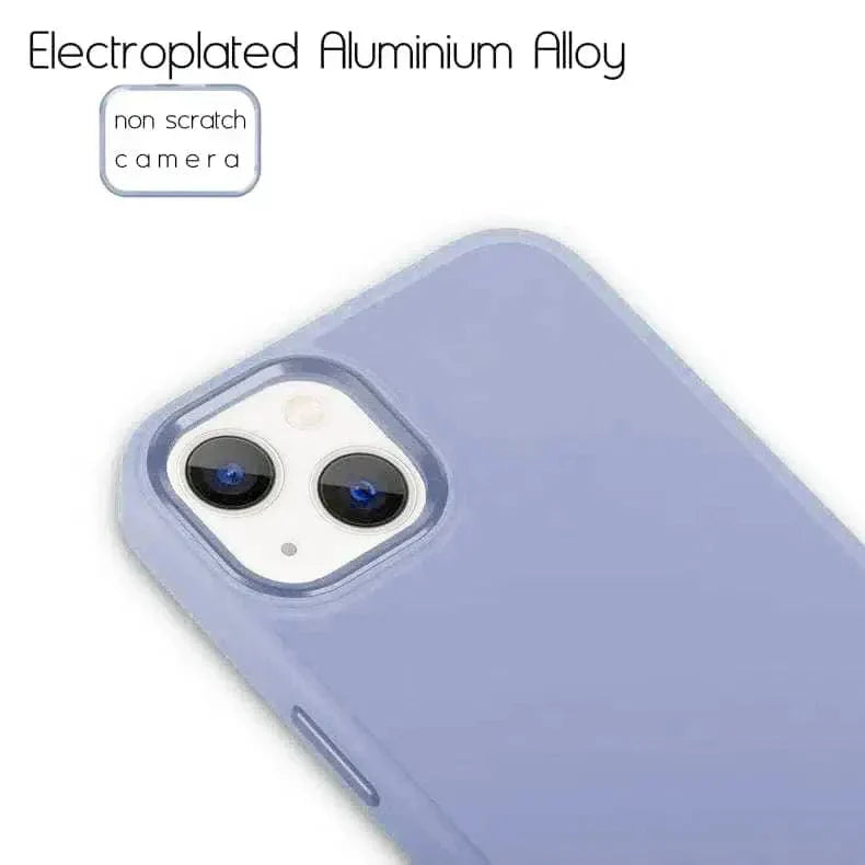 3 In 1 Metal Camera Frame Matte TPU Case for iPhone 13 mini Cases & Covers