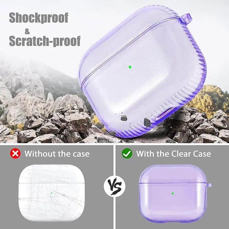Translucent Colored Soft TPU Cover for Airpods 4 Cases & Covers