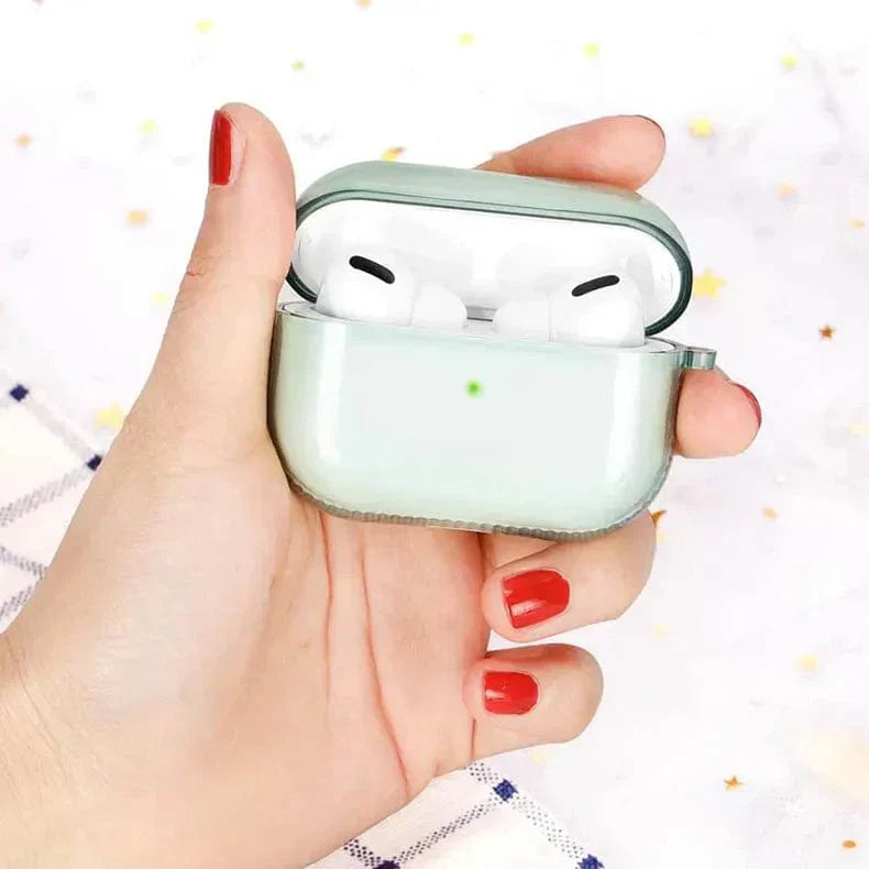 Translucent Colored Soft TPU Cover for Airpods Pro Cases & Covers