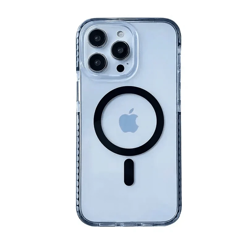 Anti Storm Magnetic Shield With Magsafe Case for iPhone 15 Pro Max Cases & Covers