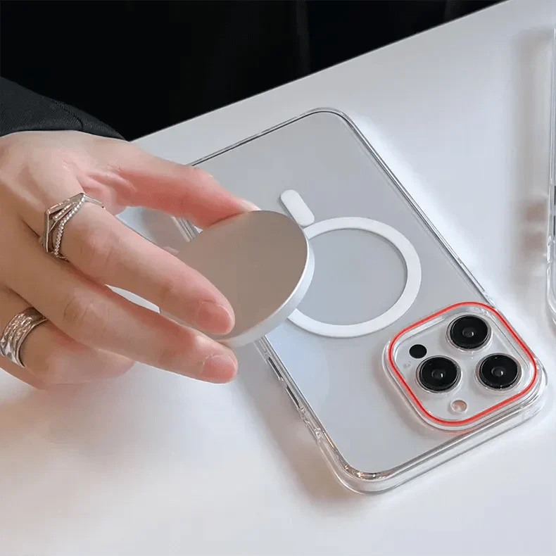 Magnetic Shield With Magsafe Clear Case for iPhone 15 Pro Cases & Covers