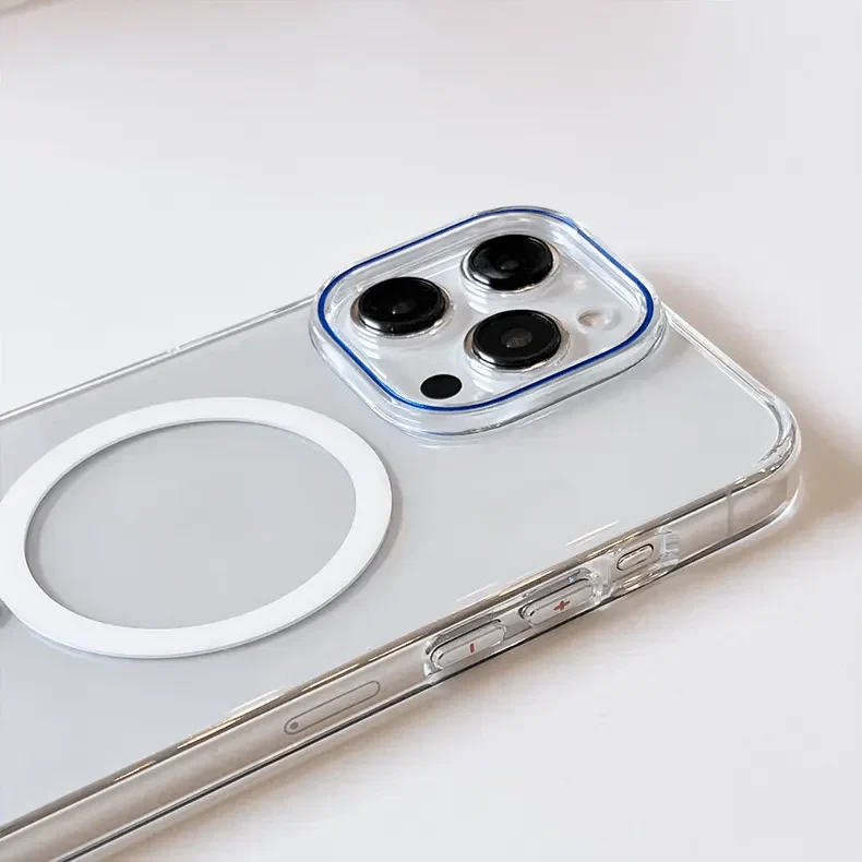 Magnetic Shield With Magsafe Clear Case for iPhone 15 Pro Cases & Covers