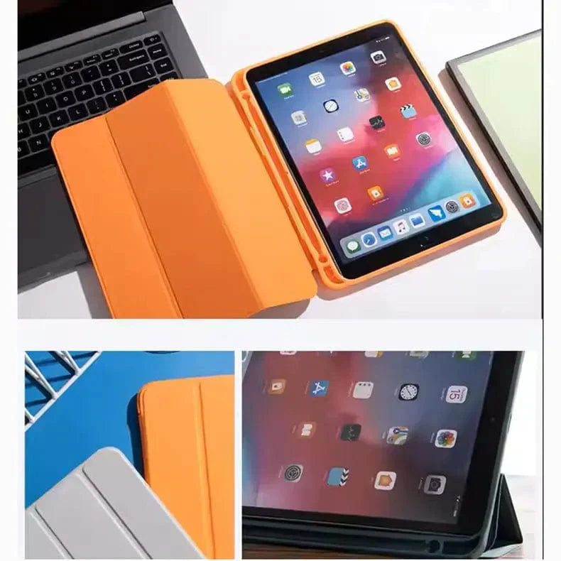 Faux Leather TPU Fabric Finish Cover for iPad Air M2 | Air 2 M3 (13-inch)