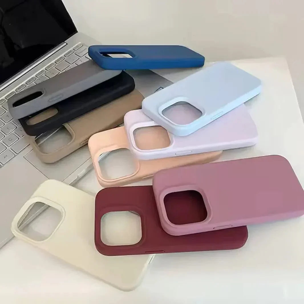 Liquid Silicone inner microfiber Case for iPhone 15 Pro Max Cases & Covers