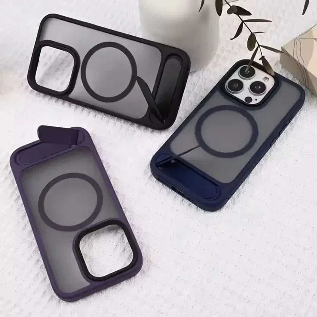 Kickstand Magsafe Hard Case for iPhone 15 Pro Cases & Covers