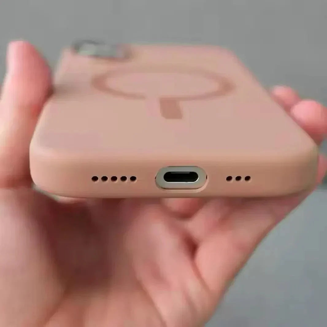 Liquid Silicone Magsafe Hard Case for iPhone 15 Pro Max Cases & Covers