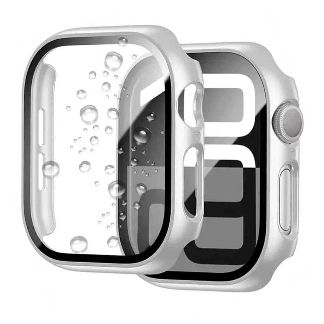 in-build Glass Glossy Cover for Apple Watch 42mm S10 Cases & Covers