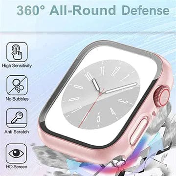 in-build Glass Glossy Cover for Apple Watch 42mm S10 Cases & Covers