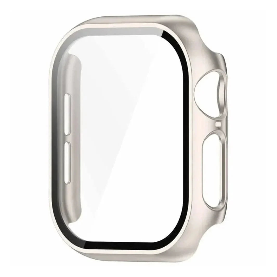 in-build Glass Glossy Cover for Apple Watch 42mm S10 Cases & Covers