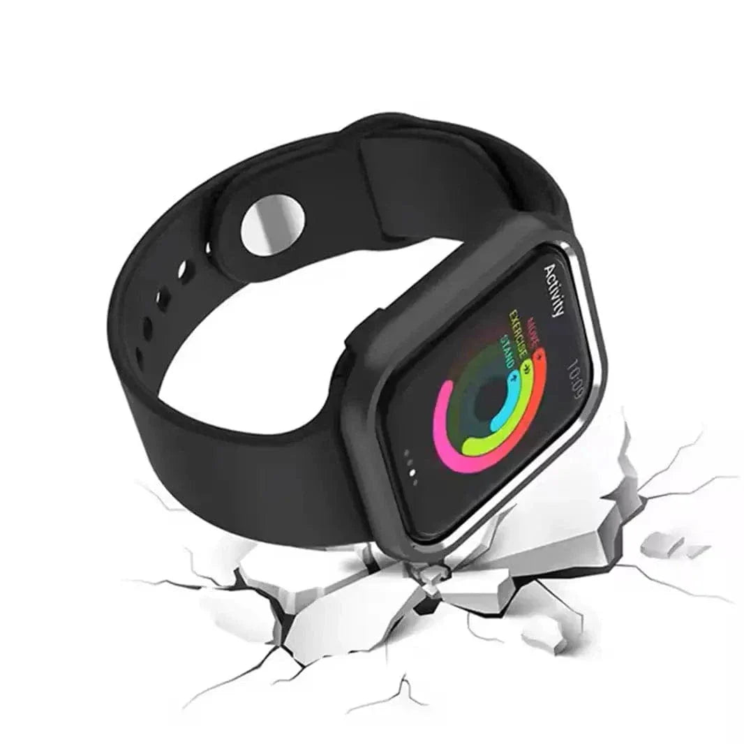 Shiny Metal Aluminium Alloy Bumper for Apple Watch 40mm Cases & Covers