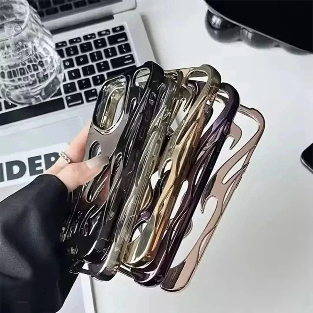 Hollow Flame Soft Case for iPhone 15 Pro Max Cases & Covers