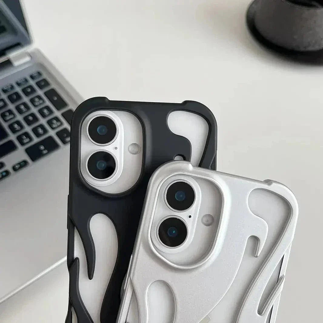 Hollow Flame Soft Case for iPhone 15 Pro Max Cases & Covers