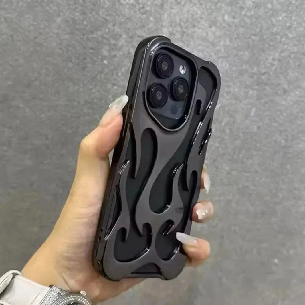 Hollow Flame Soft Case for iPhone 15 Pro Max Cases & Covers