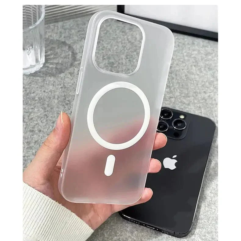 Frosted Ultra-Thin Slim Matte Magsafe Hard Case for iPhone 15 Pro Max iPhone 15 Pro Max frosted with magsafe Cases & Covers