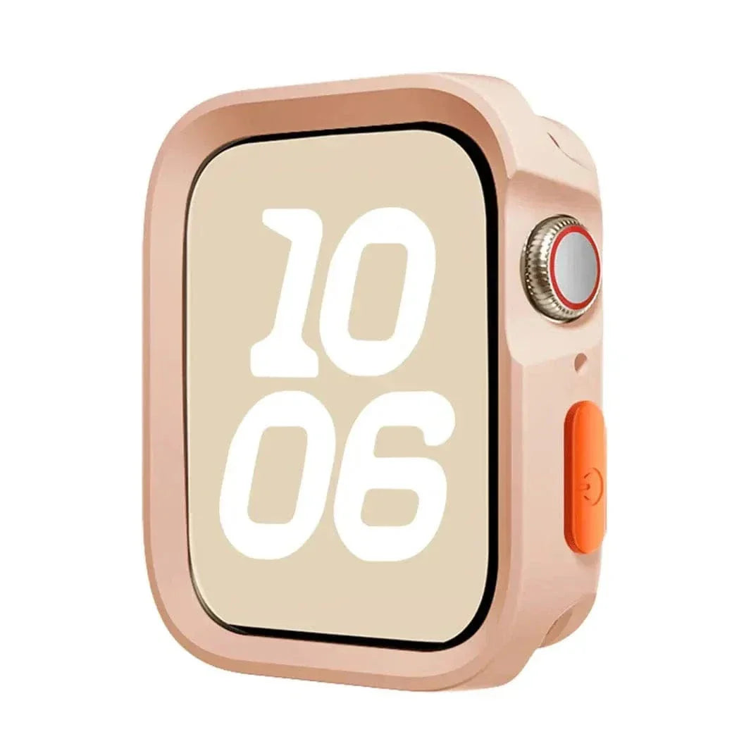 Rugged TPU Soft Cover for Apple Watch 41mm 41mm sand-pink Cases & Covers