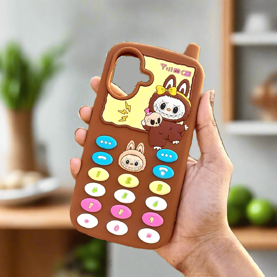 3D Cartoon Character Soft Silicone Case for iPhone 15 Cases & Covers
