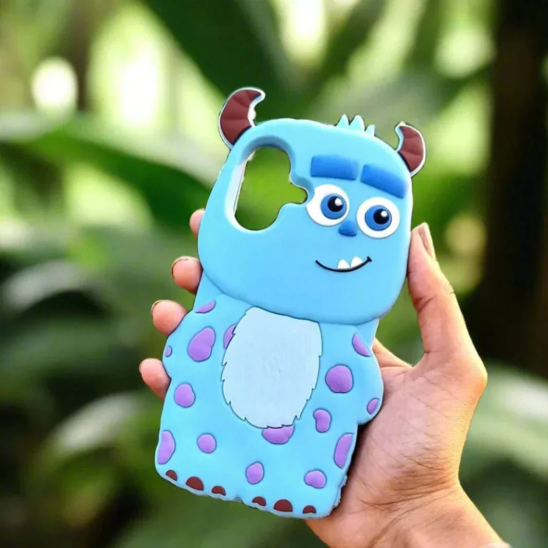 3D Cartoon Character Soft Silicone Case for iPhone 15 Cases & Covers