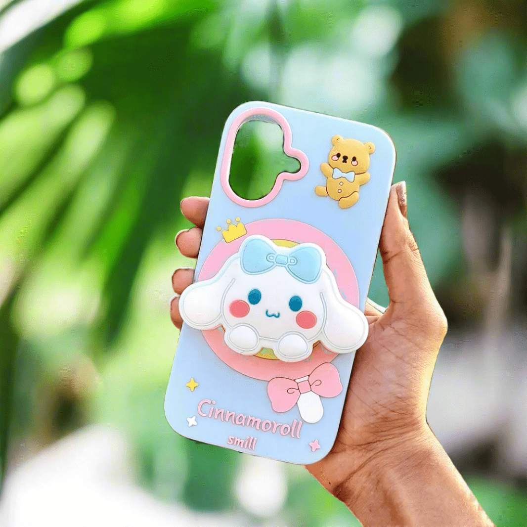 3D Cartoon Character Soft Silicone Case for iPhone 15 Pro Cases & Covers