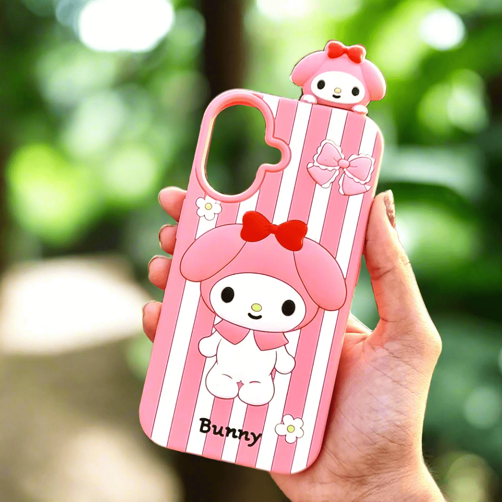 3D Cartoon Character Soft Silicone Case for iPhone 15 Pro Cases & Covers