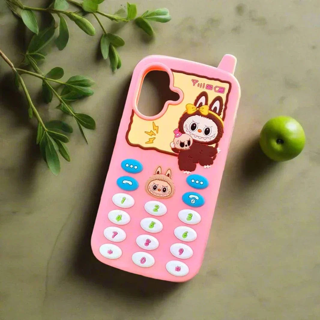 3D Cartoon Character Soft Silicone Case for iPhone 15 Pro Cases & Covers