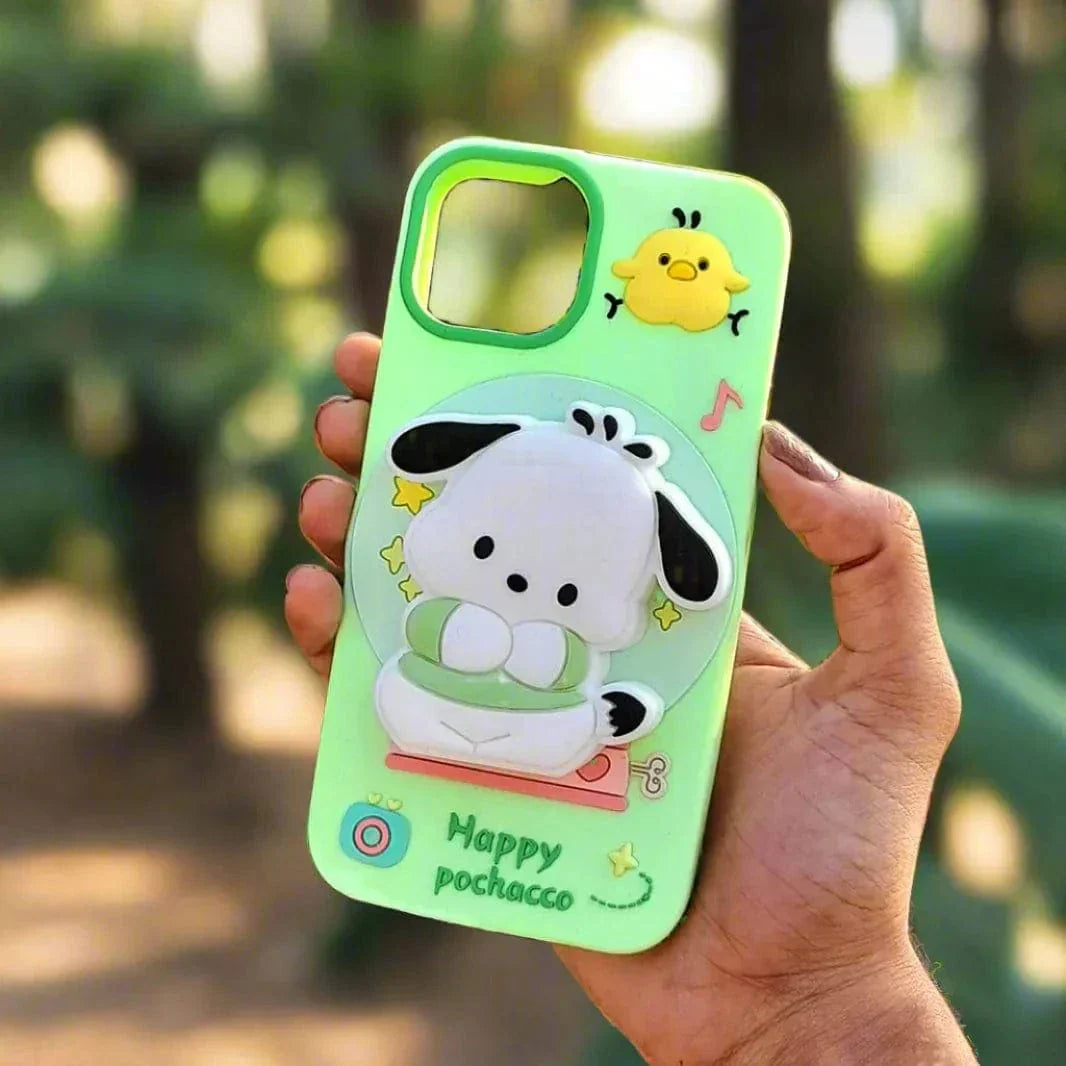 3D Cartoon Character Soft Silicone Case for iPhone 15 Pro Cases & Covers